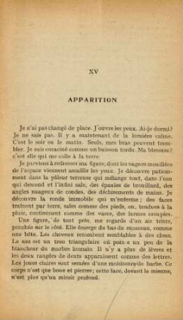 XV Apparition