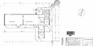 Pforzheim Hbf: Vereinsheim, Vergrösserung der WC - Anlage, Entwässerungsplan Nebengeb.