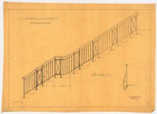 Villa Dr. Richard Schöne, Berlin-Grunewald: Geländer Kellertreppe, 1:10