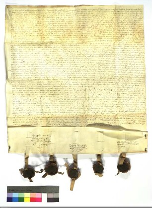 Georg v. Hörde Landkomthur zu Marburg verkauft dem Marienstift zu Wetzlar jährl. 100 fl. aus den D.O. Gütern zu Wetzlar für 2000 fl.
