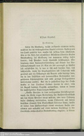Elftes Kapitel. Fortsetzung