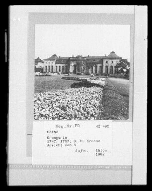 Gotha. Orangerie