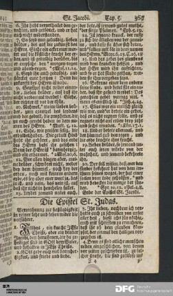 Die Epistel St. Judas.