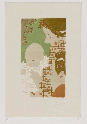 Familienszene, aus: "L'Estampe originale", Album I