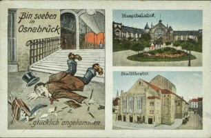 Bin soeben in Osnabrück "glücklich" angekommen.