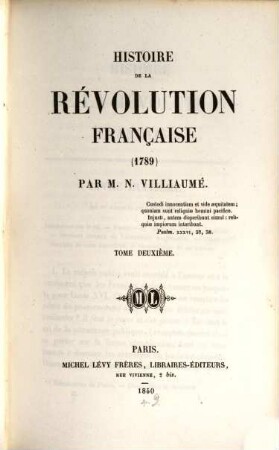 Histoire de la révolution Française (1789), 2