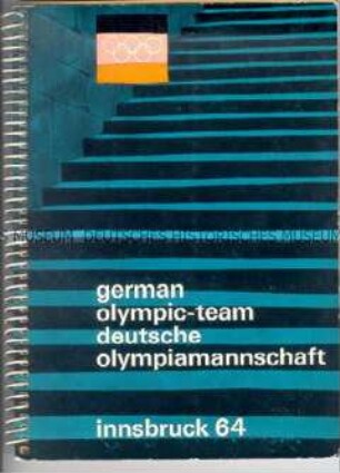 Informationsheft zur Olympia-Mannschaft, Innsbruck 1964