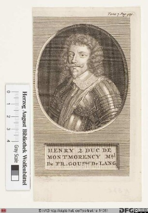 Bildnis Henri II Montmorency, duc de M. et de Damville