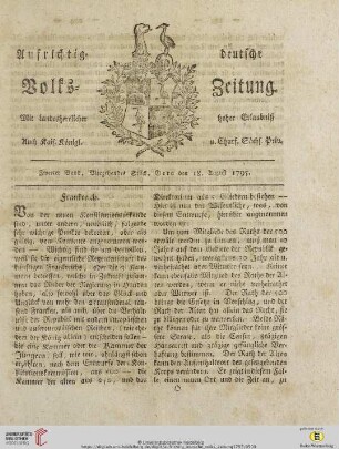 Zweiter Band. Vierzehendes Stück
