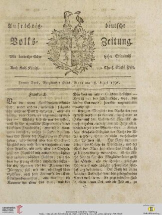 Zweiter Band. Vierzehendes Stück