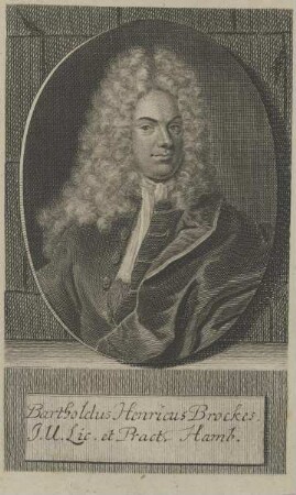 Bildnis des Bartholdus Henricus Brockes