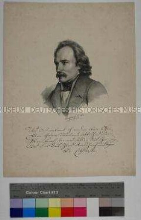 Porträt des Schriftstellers und Politikers Ernst Ludwig Grosse