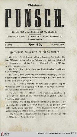 Nro. 45 (10. Novbr. 1850)
