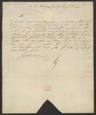 Brief an B. Schott's Söhne : 03.06.1822