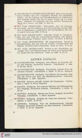 Antike Gefässe (Nr. 39-58)