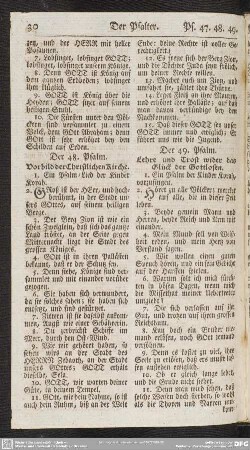 Der 48. Psalm. Vorbild der Christlichen Kirche