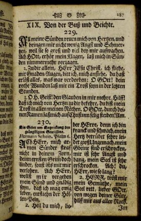XIX. Von der Buß und Beichte