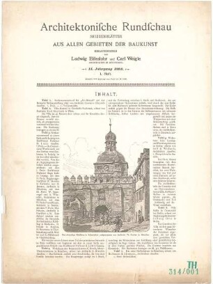 Fischer, Theodor; Schweinfurt (Bayern); Altes Mühlentor - Ansicht