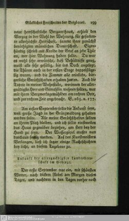 Ankunft der allergnädigsten Landesherrschaft im Gebirge