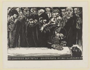 Gedenkblatt für Karl Liebknecht