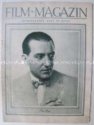 Sonderausgabe der Fachzeitschrift "Film-Magazin" zum Film "Frau im Mond" von Fritz Lang