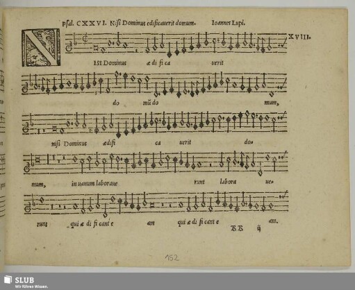 XVIII. Lupi, Johannes: Nisi Dominus edificaverit
