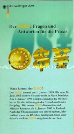 Informationsblatt zur Einführung des EURO