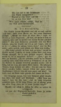 36. Die Belohnung