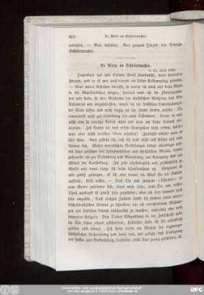 De Wette an Schleiermacher. d. 11. Juni 1823.