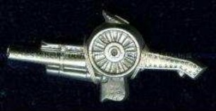 WHW-Abzeichen, Kriegsgeräte: Kanone, Straßensammlung im Gau 10 Hessen-Nassau von März 1940