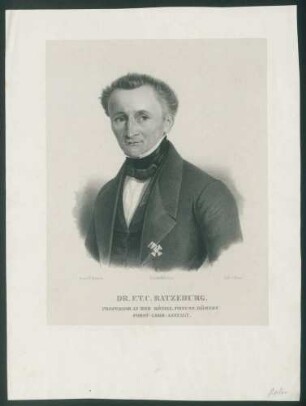 Dr. F.(J) T. C. Ratzeburg, Prof. an der königl. preuss. höhern Forst-Lehr-Anstalt