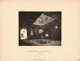 Gericht, Frankfurt/Main: Innenansicht Haupttreppenhaus