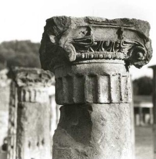 Pompeji. Gladiatorenkaserne. Kapitell (Südostseite)