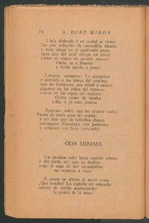 Oda mínima