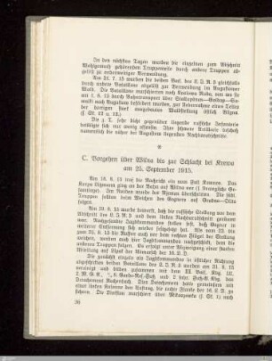 C. Vorgehen über Wilna bis zur Schlacht bei Krewo ...
