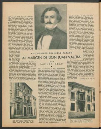 Evocaciones del siglo pasado : Al margen de Don Juan Valera