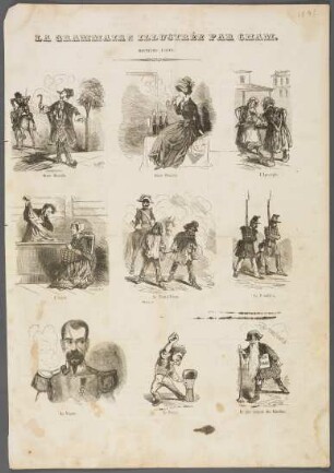 La Grammaire illustrée par Cham. Deuxième lecon.