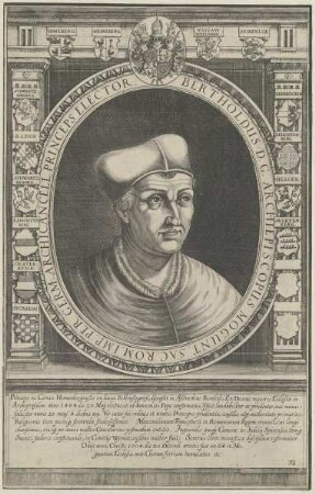 Bildnis des Erzbischof Berthold von Mainz