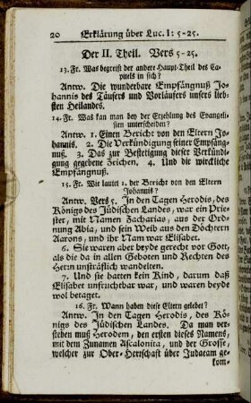 Der II. Theil. Vers 5-25.