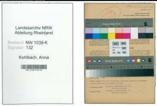 Entnazifizierung Anna Kohlbach , geb. 20.07.1899 ()