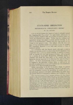 State-Aided Emigration.