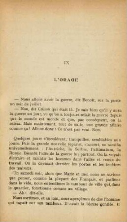 IX L'Orage