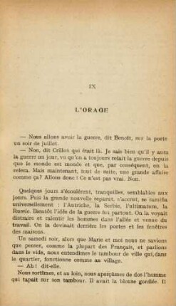 IX L'Orage