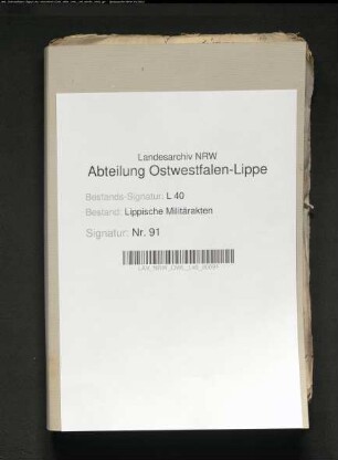 Vereidigung der lipp. Offiziere und Soldaten