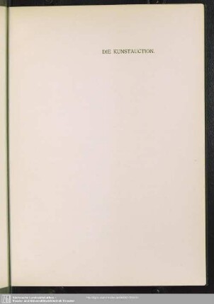Die Kunstauction