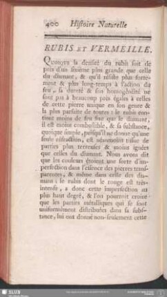 Rubis Et Vermeille
