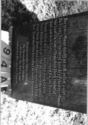 Grabstein 94 [Hahn S. 165 Grab-Nr. 848]: Grabstein 94A [Hahn S. 165 Grab-Nr. 848]