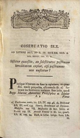 Obseruationum Practicarum Ad Leyseri Meditationum Ad Digesta Opus, 4