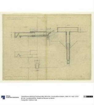 Gewerbeausstellung Dombauhütte, München, Konstruktionsdetails