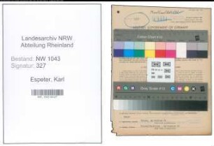 Entnazifizierung Karl Espeter , geb. 12.02.1919 (Beamter)